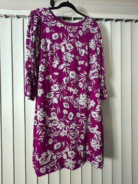 Women's Magenta Jessica Howard Floral Dress Size 16 (New without tags)